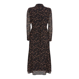 Erin Animal Midi Shirt Dress