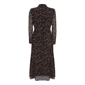 Erin Animal Midi Shirt Dress