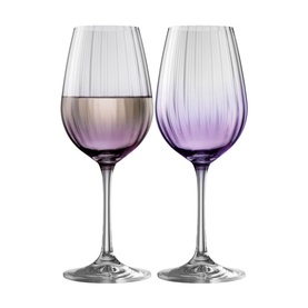 Erne Set of Two Wine Glasses Amethyst
