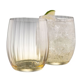 Erne Tumbler Set of Two in Amber