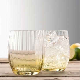 Erne Tumbler Set of Two in Amber