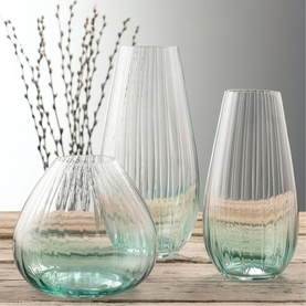 Erne Vase 9.5"  Aqua