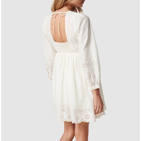Esther Puff Sleeve Cutwork Dress