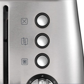 Evoke 2 Slice Toaster Brushed Steel