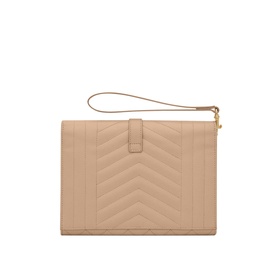 Monogram Matelass&eacute; Leather Clutch