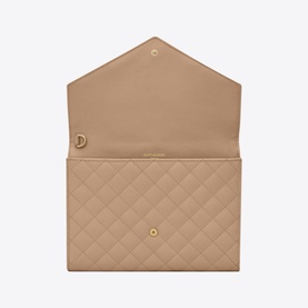 Monogram Matelass&eacute; Leather Clutch