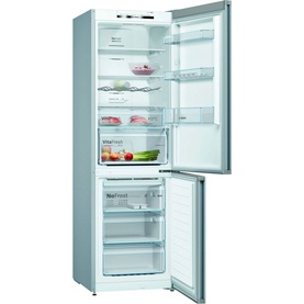 Serie 4 free-standing fridge-freezer with freezer at bottom 186 x 60 cm