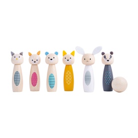 Wooden Animal Skittles