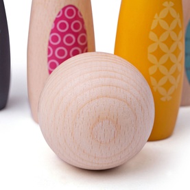 Wooden Animal Skittles
