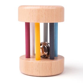 Wooden Rolling Rattle