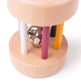 Wooden Rolling Rattle