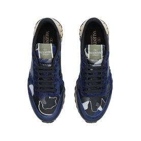 Leather Camouflage Trainers