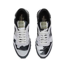Leather Camouflage Trainers