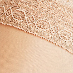 Seidenglatt 15 Denier Stay-Up Tights Powder