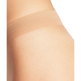 Falke Shelina Tights in Skin tone, 12 denier ultra-sheer finish shown close up on leg, almost invisible natural look