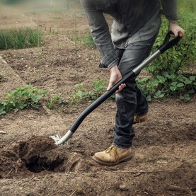 Ergonomic Garden Spade Rounded