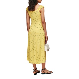 Forget Me Not Print Dress