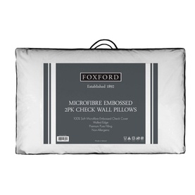 Foxford Check Wall Pillow Pair