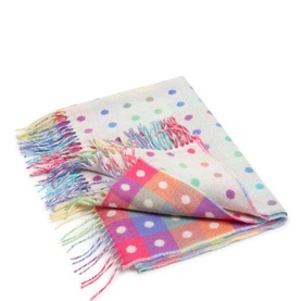 Polka Dot Baby Throw