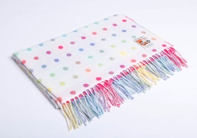 Polka Dot Baby Throw