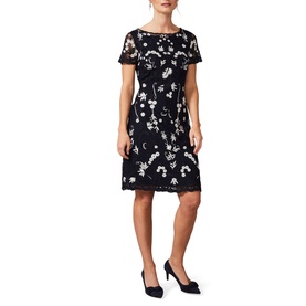 Floris Embroidered Shift Dress