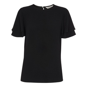 Frilled Keyhole Top