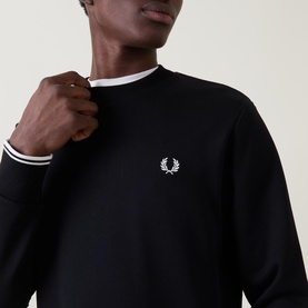 Tipped Loopback Sweatshirt.