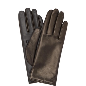 Nappa Leather Lined Touch-Screen Gloves