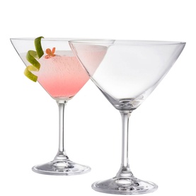 Elegance Martini-Cocktail Set of Two Glasses