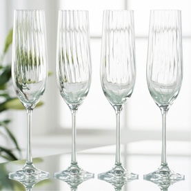 Erne Set of Four Champagne Flutes