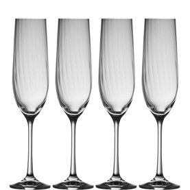 Erne Set of Four Champagne Flutes