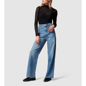Gia High Rise Wide Leg Jeans