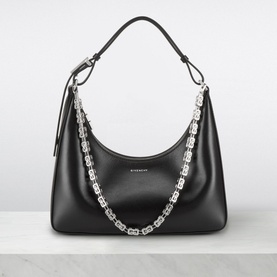 Moon Cut Chain Hobo Bag