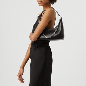 Moon Cut Chain Hobo Bag