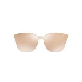 Christian Dior DiroColourQuake2 Sunglasses in gold with rimless square frames and rose gold mirrored lenses