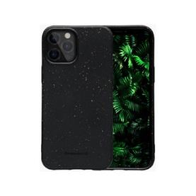 DBramante Grenen iPhone 12/12 Pro Black Case, speckled matte black finish with dual camera cutout