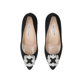 Hangisi 90 Buckle Satin Pumps