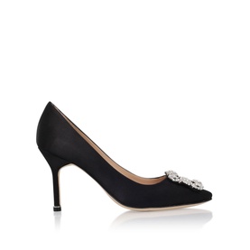 Hangisi 90 Buckle Satin Pumps