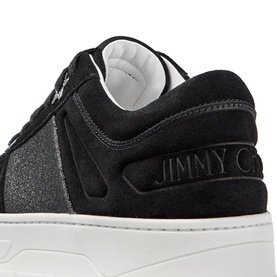 Hawaii Glitter-Embellished Suede Trainers