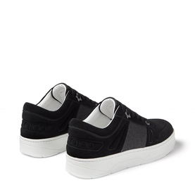 Hawaii Glitter-Embellished Suede Trainers