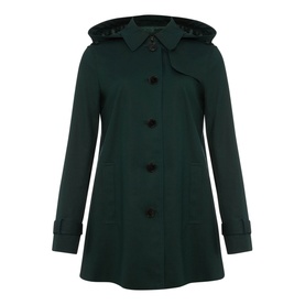 Chrissie Hooded Mac Jacket