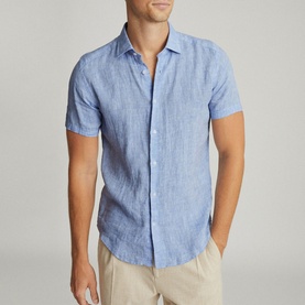 Holiday Linen Slim Fit Shirt