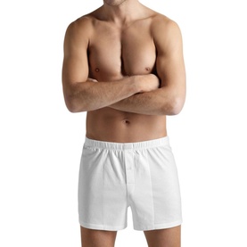Button Fly Boxers White
