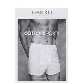 Button Fly Boxers White