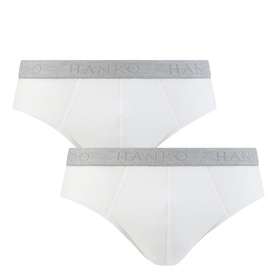 Two-Pack Cotton Essentials Briefs White