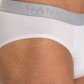 Two-Pack Cotton Essentials Briefs White