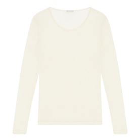 Silk Scoop Neck T-Shirt