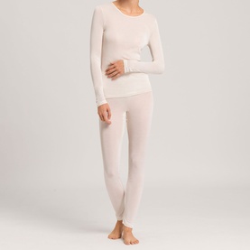 Silk Scoop Neck T-Shirt