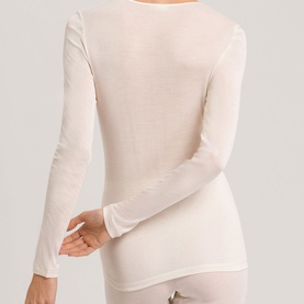 Silk Scoop Neck T-Shirt
