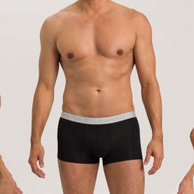 Two-Pack Cotton Essentials Boxers Black